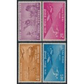 INDIA - 1954 Stamp Centenary set of 4, MNH – SG # 348-351
