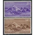 INDIA - 1953 Conquest of Everest set of 2, MNH – SG # 344-345