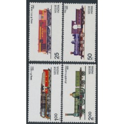 INDIA - 1976 25p to 2Rp Locomotives set of 4, MNH – SG # 806-809