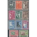 KEDAH - 1959 1c to $5 Sultan Badlishah set of 11, MH – SG # 104-114
