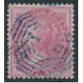 INDIA - 1856 8a carmine QV, white paper, no watermark, used – SG # 48