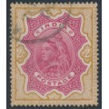 INDIA - 1895 2Rp carmine/yellow-brown QV, used – SG # 107