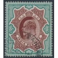 INDIA - 1911 3R red-brown/green KEVII, used – SG # 141