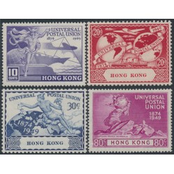HONG KONG - 1949 10c to 80c UPU Anniversary set of 4, MNH – SG # 173-176