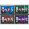 HONG KONG - 1966 10c to $2 Churchill set of 4, MNH – SG # 218-221
