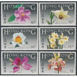 HONG KONG - 1985 Native Flowers set of 6, MNH – SG # 497-502