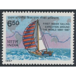 INDIA - 1987 6.50Rp Indian Army Yacht Voyage, MNH – SG # 1227