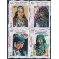 INDIA - 1997 2Rp to 11Rp Indepex ‘97 block of 4, MNH – SG # 1741a