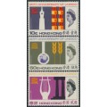 HONG KONG - 1966 10c to $2 UNESCO set of 3, MNH – SG # 239-241