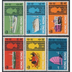 HONG KONG - 1968 10c to $1.30 Sea Craft set of 6, MNH – SG # 247-252