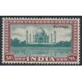 INDIA - 1949 5R blue-green/red-brown Taj Mahal, MH – SG # 322