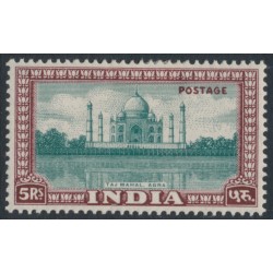 INDIA - 1949 5R blue-green/red-brown Taj Mahal, MH – SG # 322