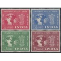 INDIA - 1949 9p to 12a UPU Anniversary set of 4, MNH – SG # 325-328