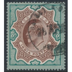 INDIA - 1904 3Rp brown/green KEVII, used – SG # 140
