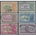 INDIA - 1931 ¼a to 1R New Delhi set of 6, stars pointing right, used – SG # 226-231