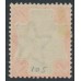 INDIA - 1892 1R green/aniline carmine QV, single star watermark, MH – SG # 106