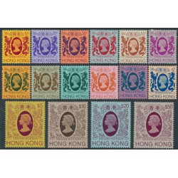 HONG KONG - 1982 10c to $50 QEII set of 16, CA crown watermark, MNH – SG # 415-430