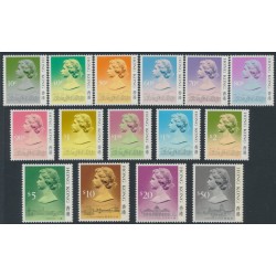 HONG KONG - 1987 10c to $50 QEII definitives (type I) set of 15, MNH – SG # 538A-552A