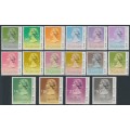 HONG KONG - 1990 10c to $50 QEII, full set with '1990' date, MNH – SG # 600-615