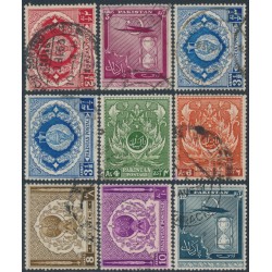 PAKISTAN - 1951 2½a to 12a Anniversary of Independence set of 9, used – SG # 55-62