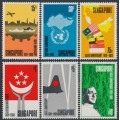 SINGAPORE - 1969 15c to $10 Founding of Singapore set of 6, MNH – SG # 121-126