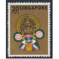 SINGAPORE - 1973 20c Kathakali, perf. 13:13, MNH – SG # 107b