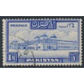 PAKISTAN - 1954 1Rp ultramarine Salimullah Hostel, perf. 13½, used – SG # 38a