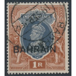 BAHRAIN - 1940 1Rp grey/red-brown Indian KGVI definitive, used – SG # 32