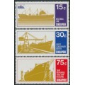 SINGAPORE - 1970 15c to 75c Shipping set of 3, MNH – SG # 143-145