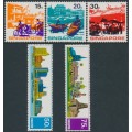 SINGAPORE - 1971 15c to 75c ASEAN set of 5, MNH – SG # 150-154