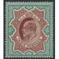 INDIA - 1904 3Rp brown/green KEVII, MH – SG # 140