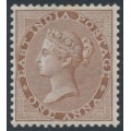 INDIA - 1865 1a pale brown QV, elephant watermark, MH – SG # 58