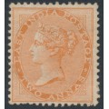 INDIA - 1865 2a orange QV, elephant watermark, MH – SG # 62