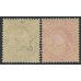 INDIA - 1908 ½a green & 1a red KEVII set of 2 overprinted CEF, MH – SG # C21-C22