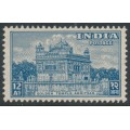 INDIA - 1949 12a blue Golden Temple, Amritsar, MNH – SG # 320