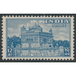 INDIA - 1949 12a blue Golden Temple, Amritsar, MNH – SG # 320