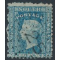 AUSTRALIA / NSW - 1860 2d dull blue Diadem, perf. 12:12, ‘1’ watermark, used – SG # 138