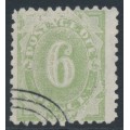 AUSTRALIA / NSW - 1891 6d green Postage Due, perf. 10:10, CTO – SG # D6