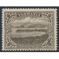 AUSTRALIA / TAS - 1906 3d brown Spring River, perf. 12½, crown A wmk, MH – SG # 246