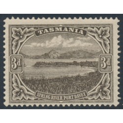 AUSTRALIA / TAS - 1906 3d brown Spring River, perf. 12½, crown A wmk, MH – SG # 246