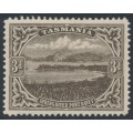 AUSTRALIA / TAS - 1906 3d brown Spring River, perf. 12½, crown A wmk, MH – SG # 246