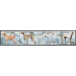 INDIA - 2005 Indian Dogs strip of 4, MNH – SG # 2252a