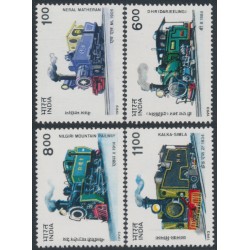 INDIA - 1993 1Rp to 11Rp Mountain Locomotives set of 4, MNH – SG # 1537-1540