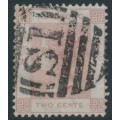 HONG KONG - 1880 2c dull rose QV, Shanghai cancel – SG # 28 / Z792