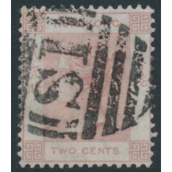 HONG KONG - 1880 2c dull rose QV, Shanghai cancel – SG # 28 / Z792