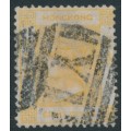 HONG KONG - 1864 8c pale dull orange QV, Yokohama cancel – SG # 11 / Z35