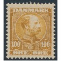 DENMARK - 1905 100øre yellow-brown King Christian X, MNH – Facit # 68