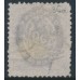 DENMARK - 1875 50øre blue-violet/brown Numeral, perf. 14:13½, used – Facit # 36a