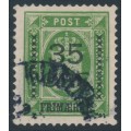 DENMARK - 1912 35øre on 32øre green Official, used – Facit # 122