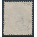 DENMARK - 1871 2Sk greenish blue/light grey Numeral, perf. 14:13½, used – Facit # 20d